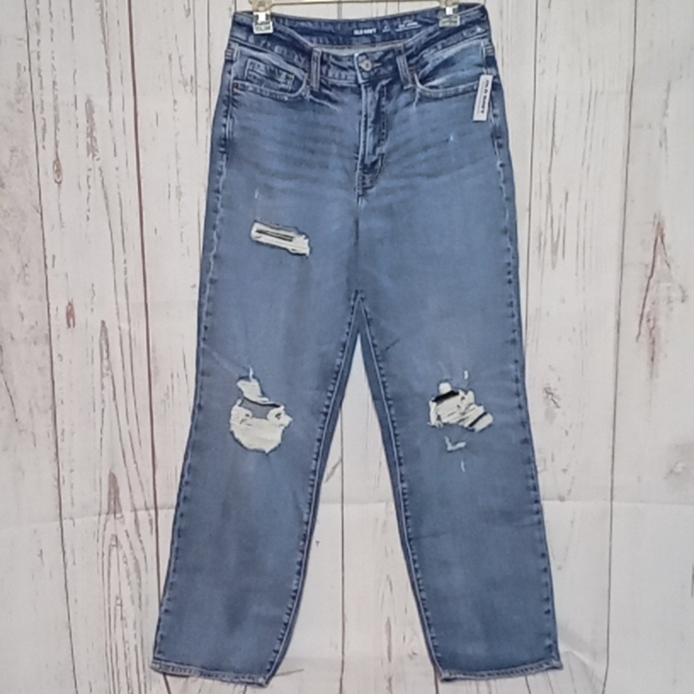 NWT Old Navy High-Rise O.G. Loose Secret-Smooth Pockets sz 2 Petite